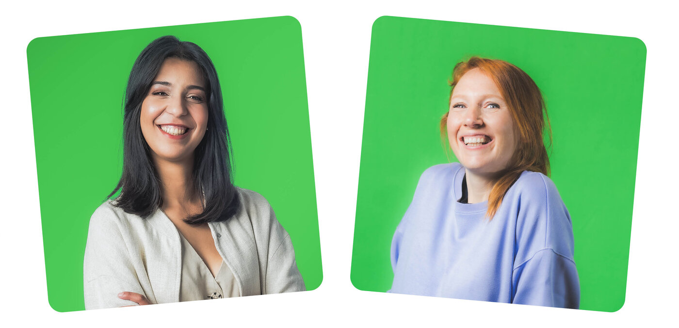 ambassadeurs Linde Merckpoel en Sarah Mouhamou